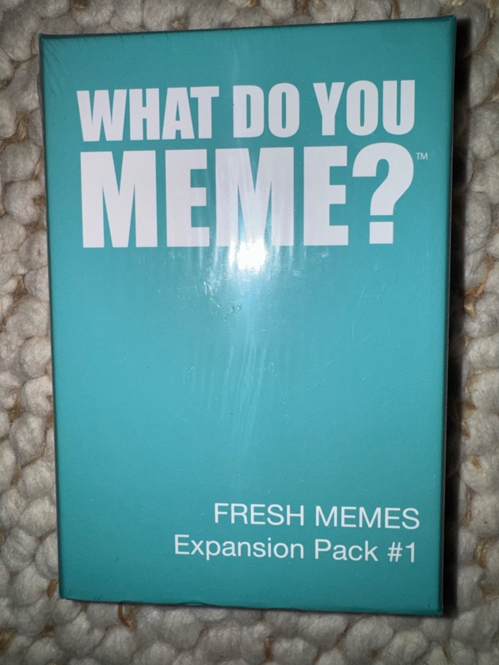 WHAT DO YOU MEME? Fresh Memes Expansion Pack #1 - Teal Box